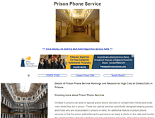 Tablet Screenshot of prisonphoneservice.net